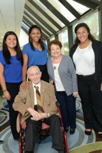 Lou and May Jean Wolff with Broward College Students at the American Dream Scholarship Luncheon